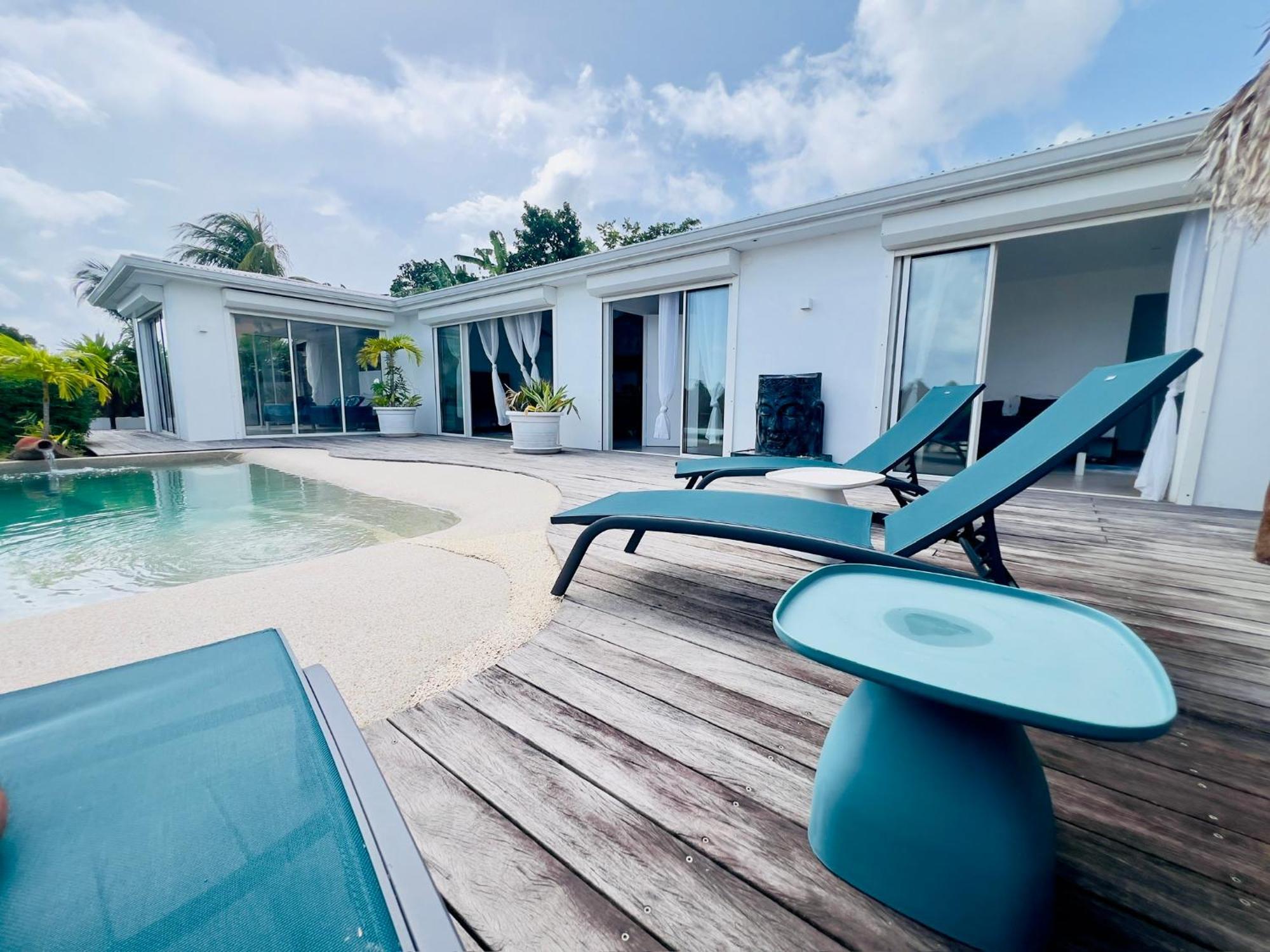 Villa Amaryllis Luxueuse,Piscine,Vue Mer,Plage Сент-Люс Екстер'єр фото
